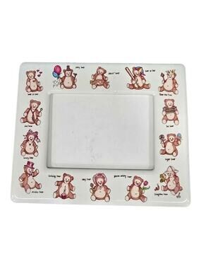 Terragrafics Vintage Teddy Bear Themed Ceramic Picture Frame